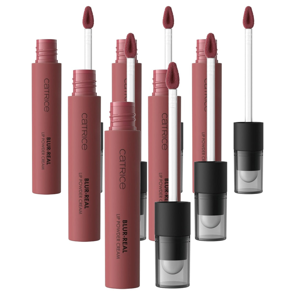 Catrice Cosmetics Blur-Real Lip Powder Cream lippenstift 030 bruin - 6-pack