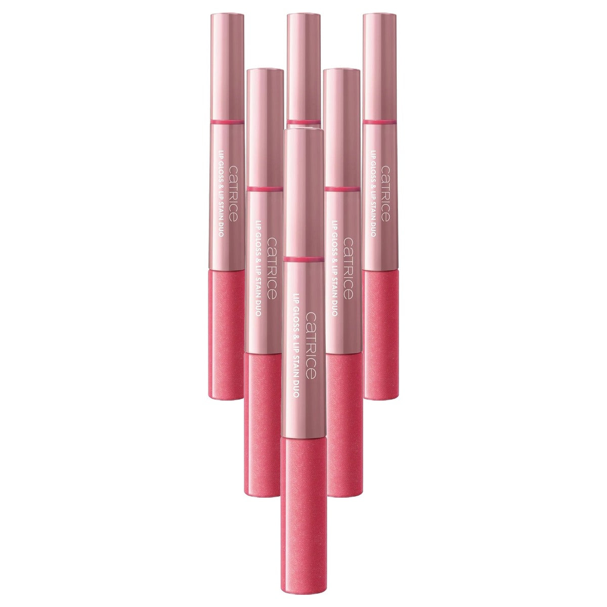 Catrice Cosmetics Brides & Besties Lip Gloss Lip Stain Duo C02 4,9 ml - 6-pack