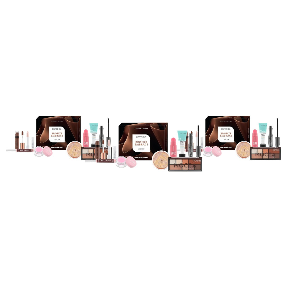 Catrice Cosmetics Bronze Embrace Look Set Golden-Hour-Glow - 3-pack