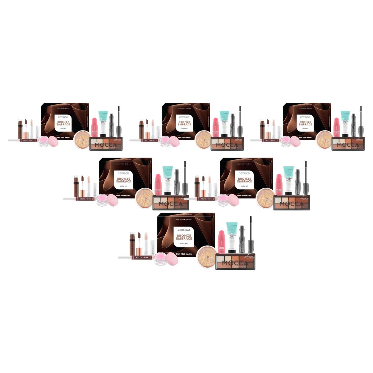 Catrice Cosmetics Bronze Embrace Look Set Golden-Hour-Glow - 6-pack