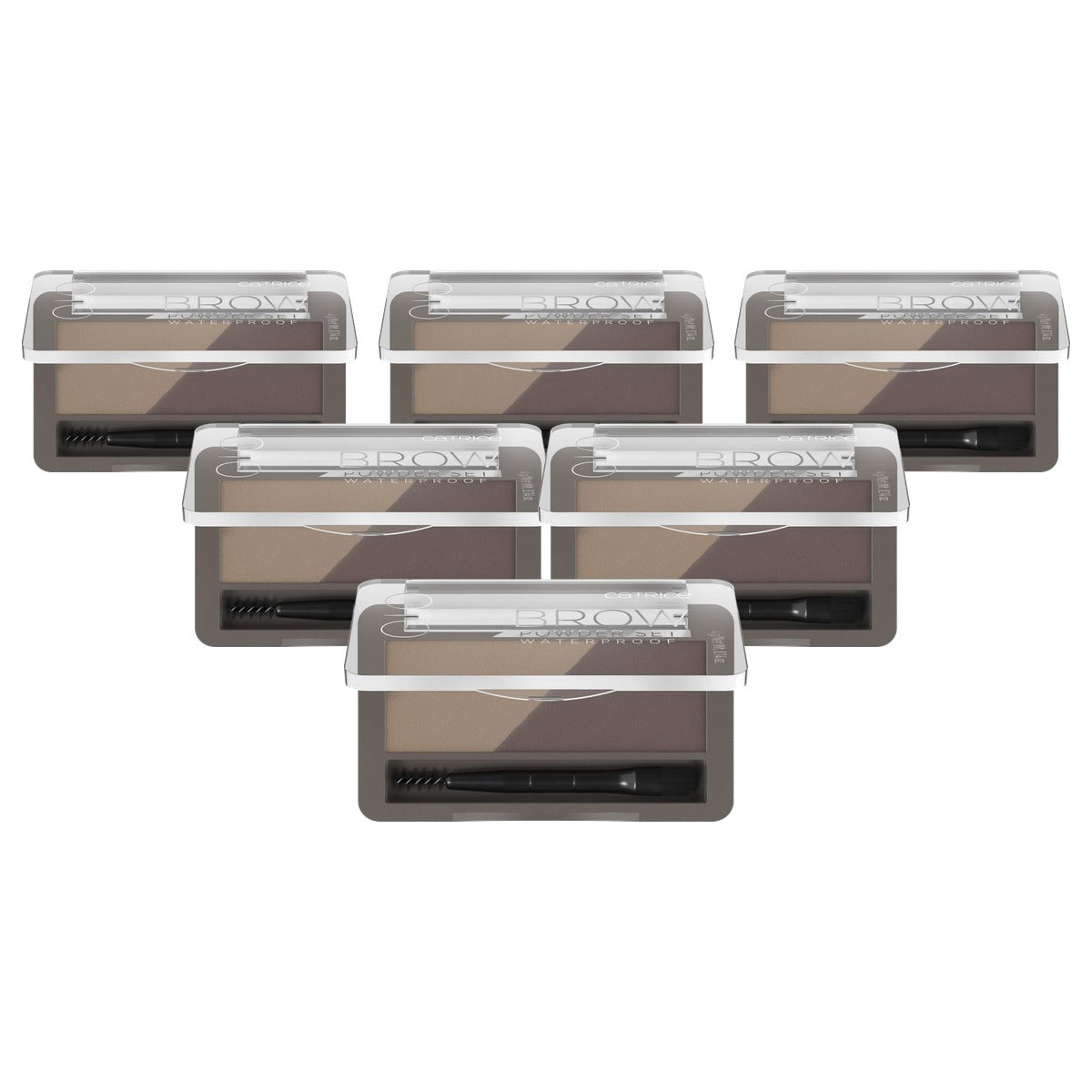 Catrice Cosmetics Brow Powder Set Waterproof Ash Blond 4 g - 6-pack