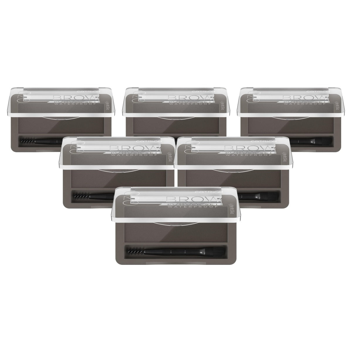 Catrice Brow Powder Set Waterproof 020 Ash Brown 4 g - 6-pack