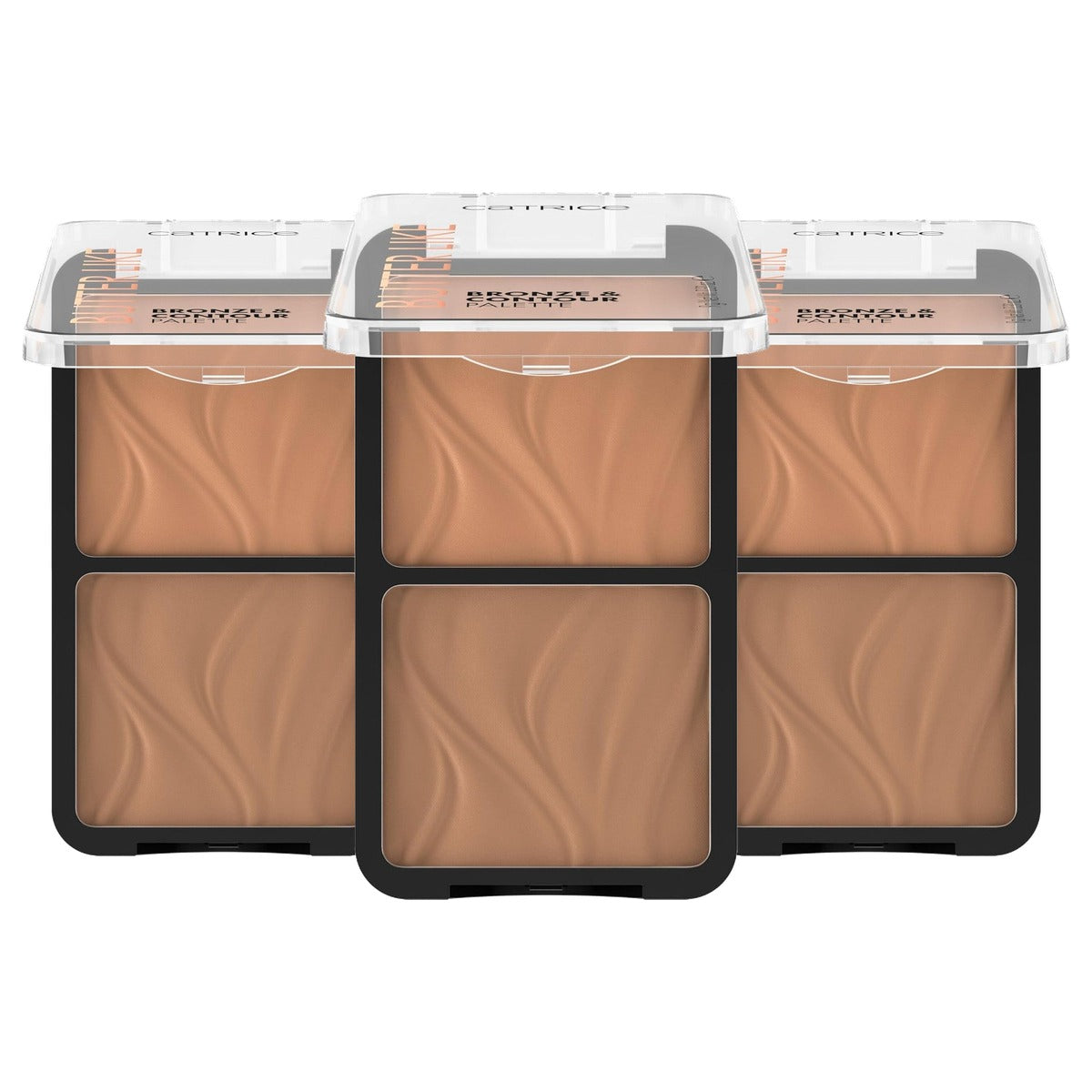 Catrice Cosmetics Butter Like Bronze & Contour palet 010 bruin - 3-pack