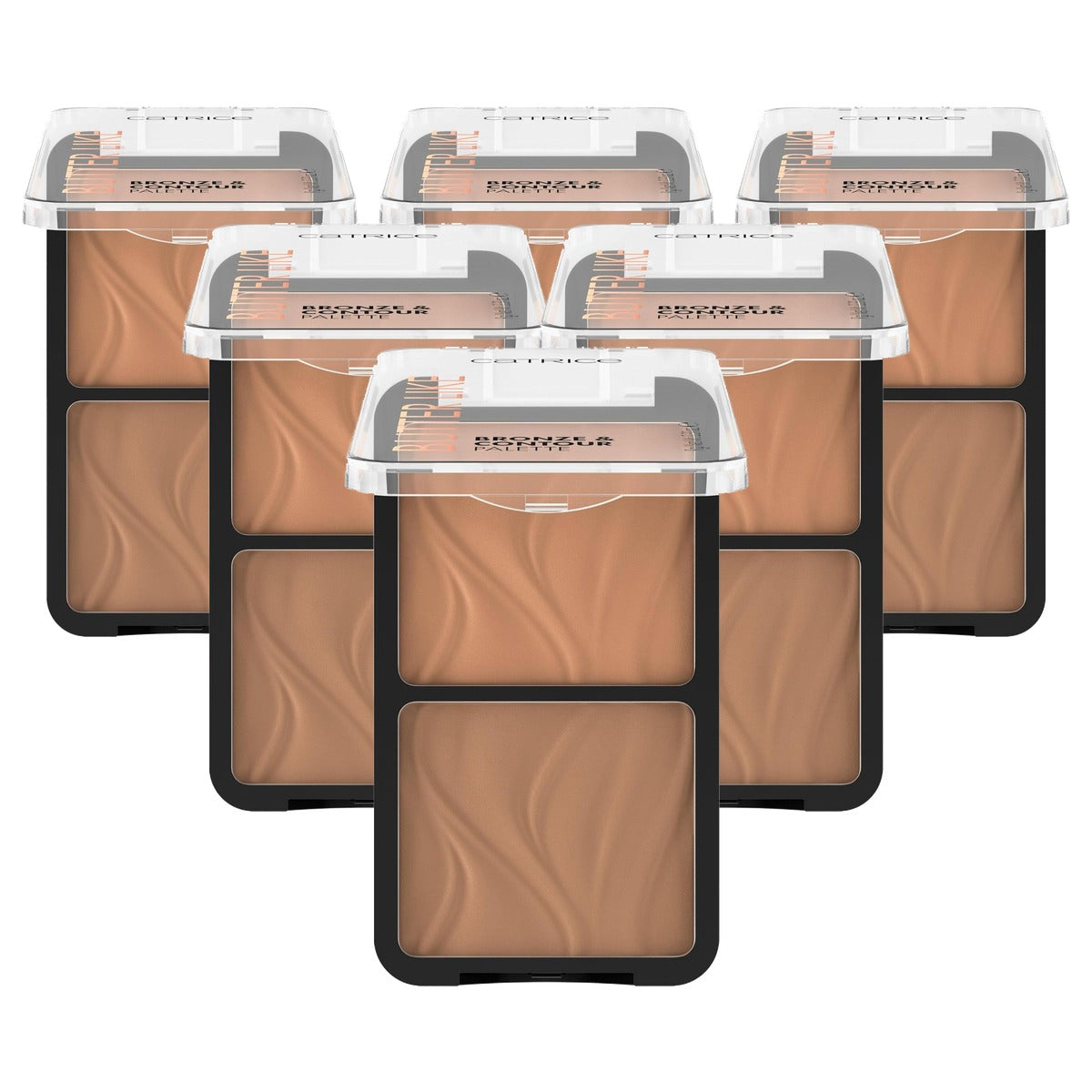Catrice Cosmetics Butter Like Bronze & Contour palet 010 bruin - 6-pack