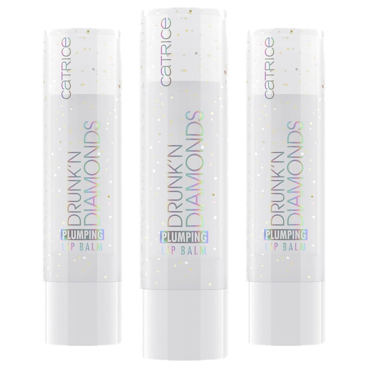 Catrice Cosmetics Drunk'n Diamonds Plumping Lip Balm 060 - 3-pack