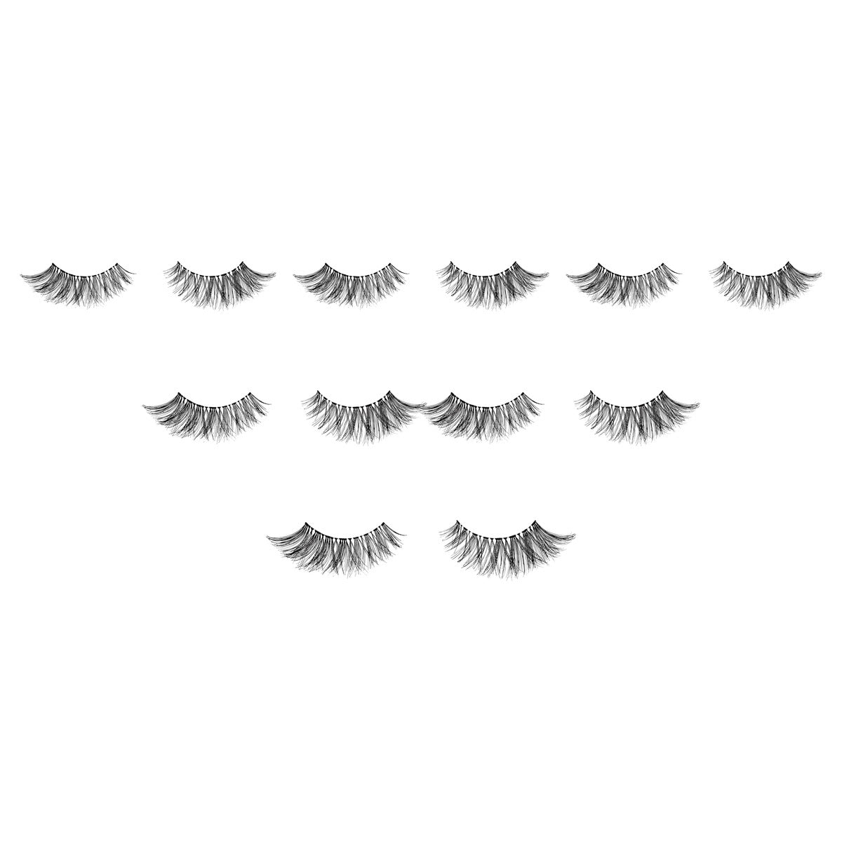 Catrice Cosmetics Faked Big Volume Lashes kunstwimpers zwart 1 paar - 6-pack