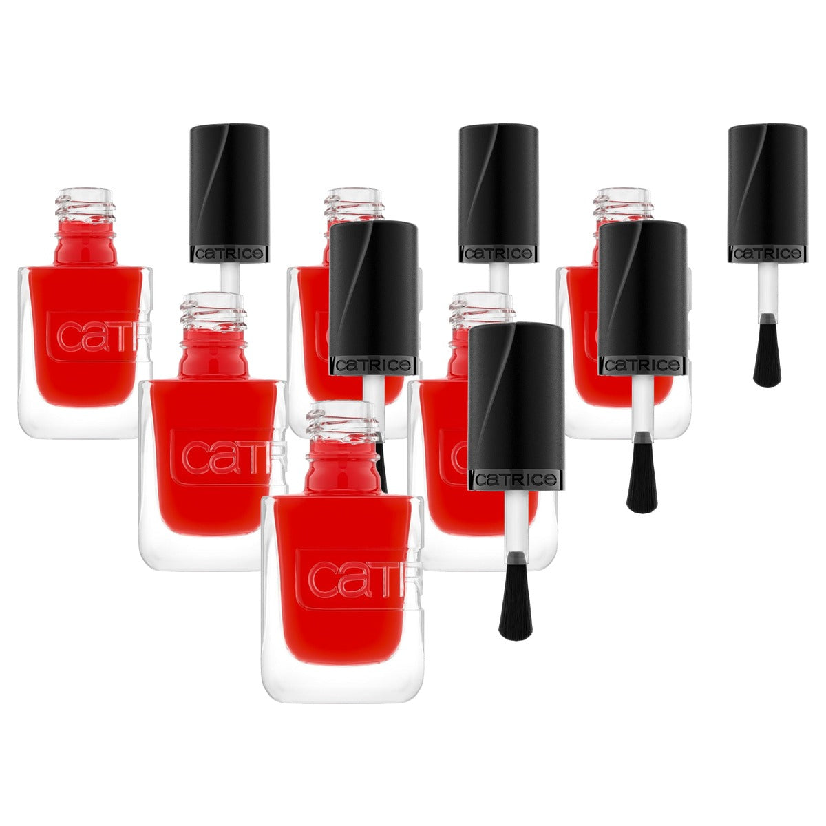 Catrice Cosmetics Gel AFFAIR Nail Lacquer 016 oranjerood - 6-pack