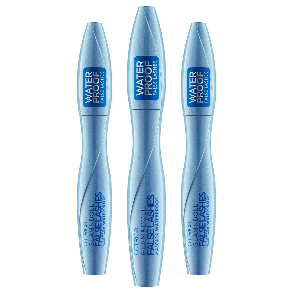 Catrice Cosmetics Glam & Doll mascara 010 black waterproof 10 ml - 3-pack