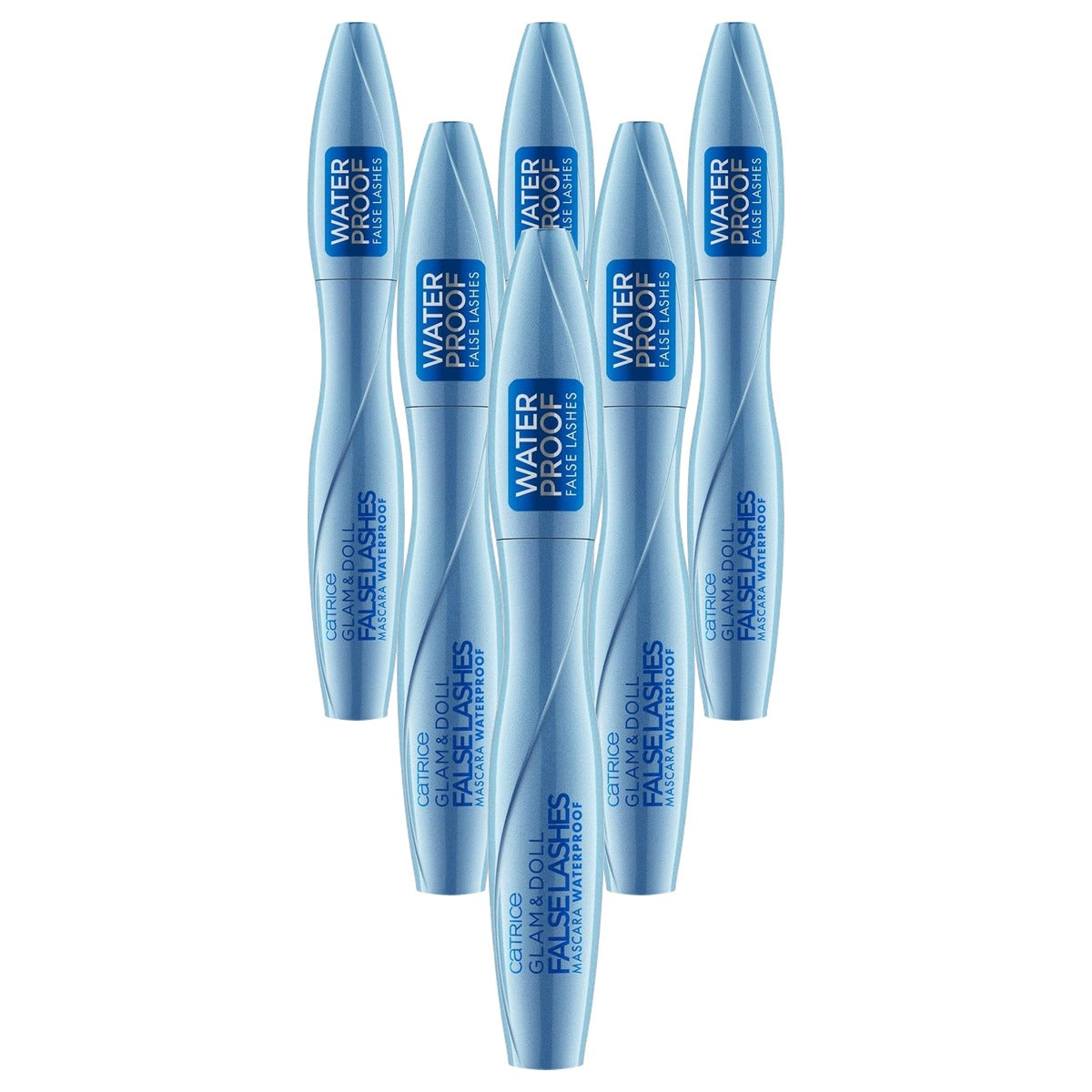 Catrice Cosmetics Glam & Doll mascara 010 black waterproof 10 ml - 6-pack
