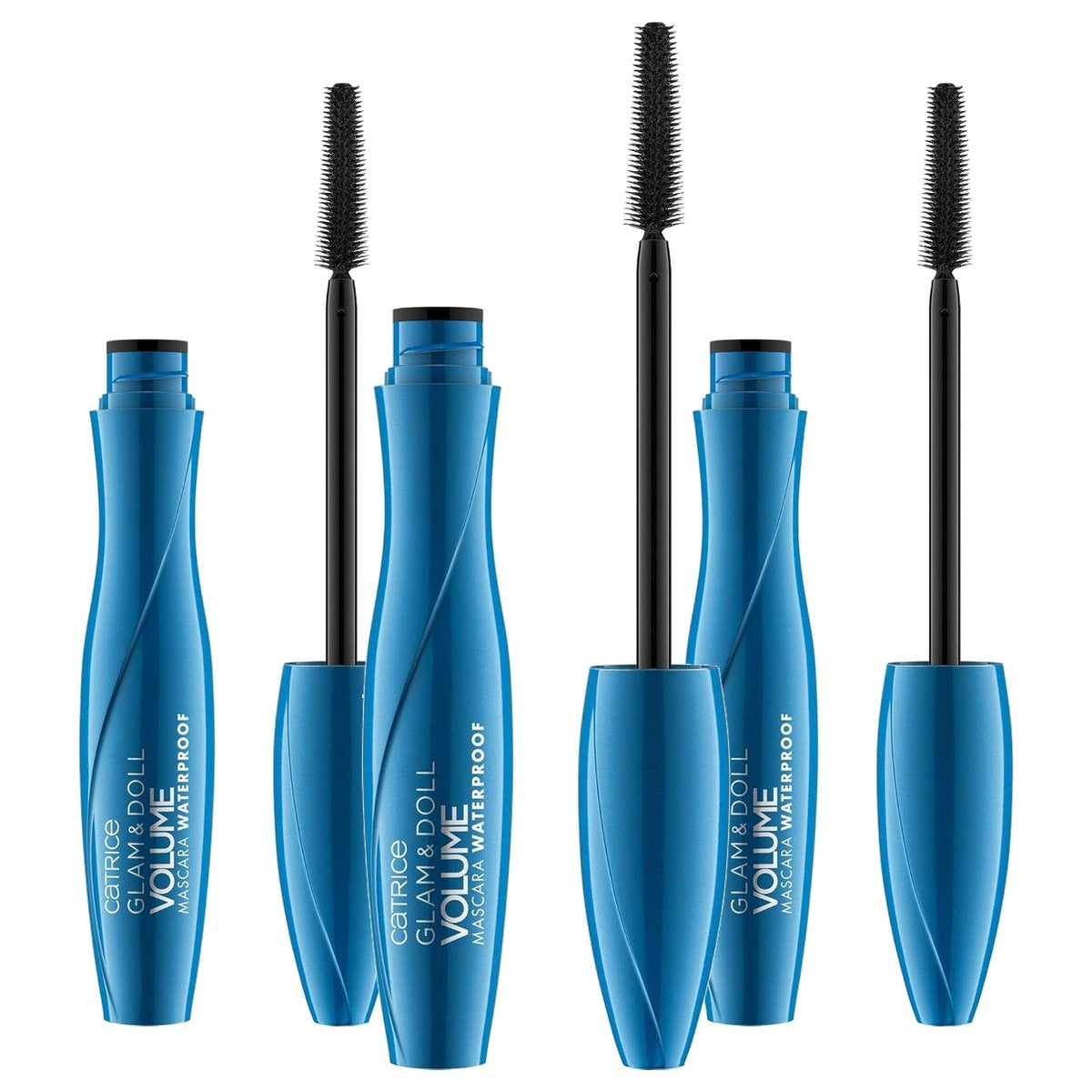 Catrice Glam & Doll Volume Mascara Waterproof zwart - 3-pack