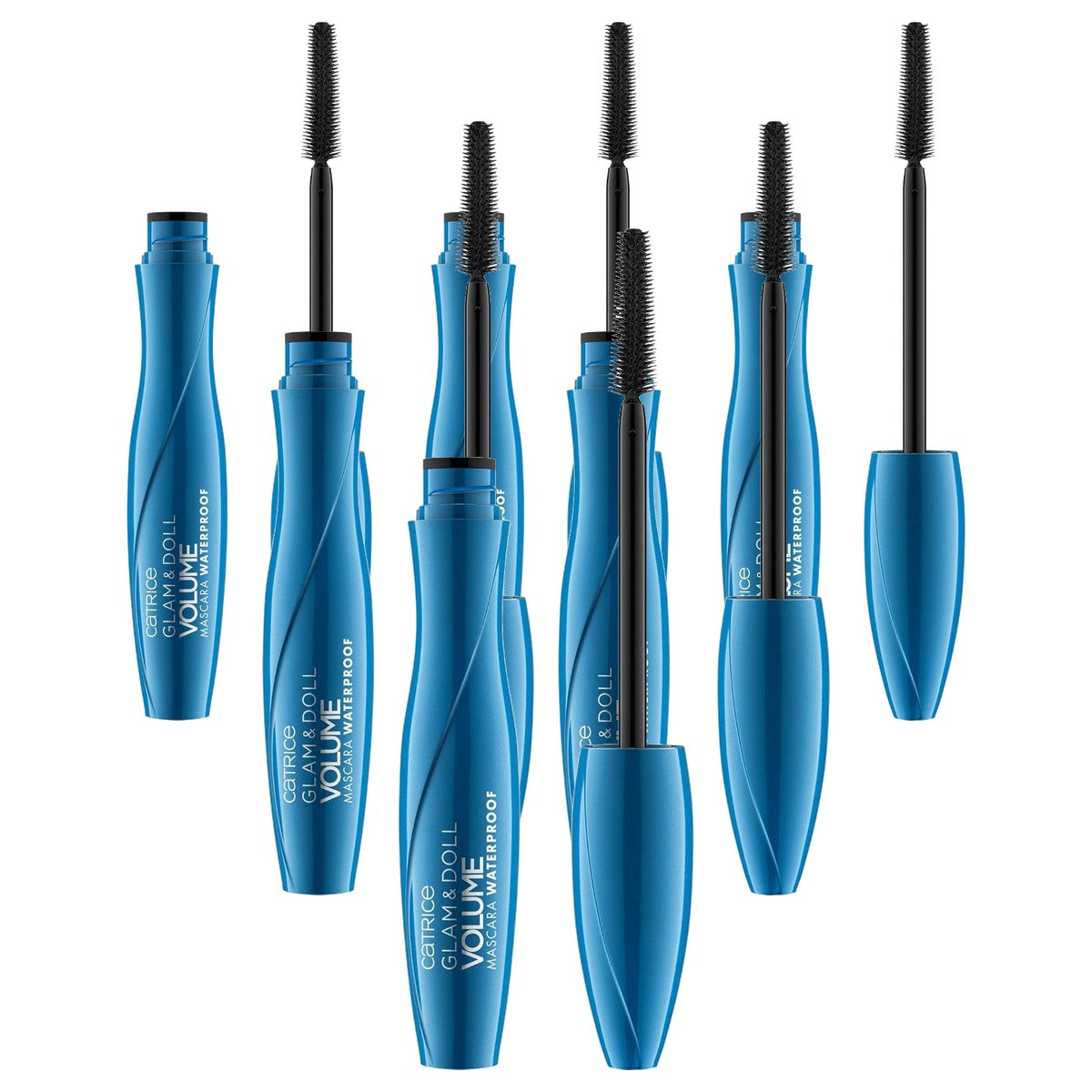 Catrice Glam & Doll Volume Mascara Waterproof zwart - 6-pack