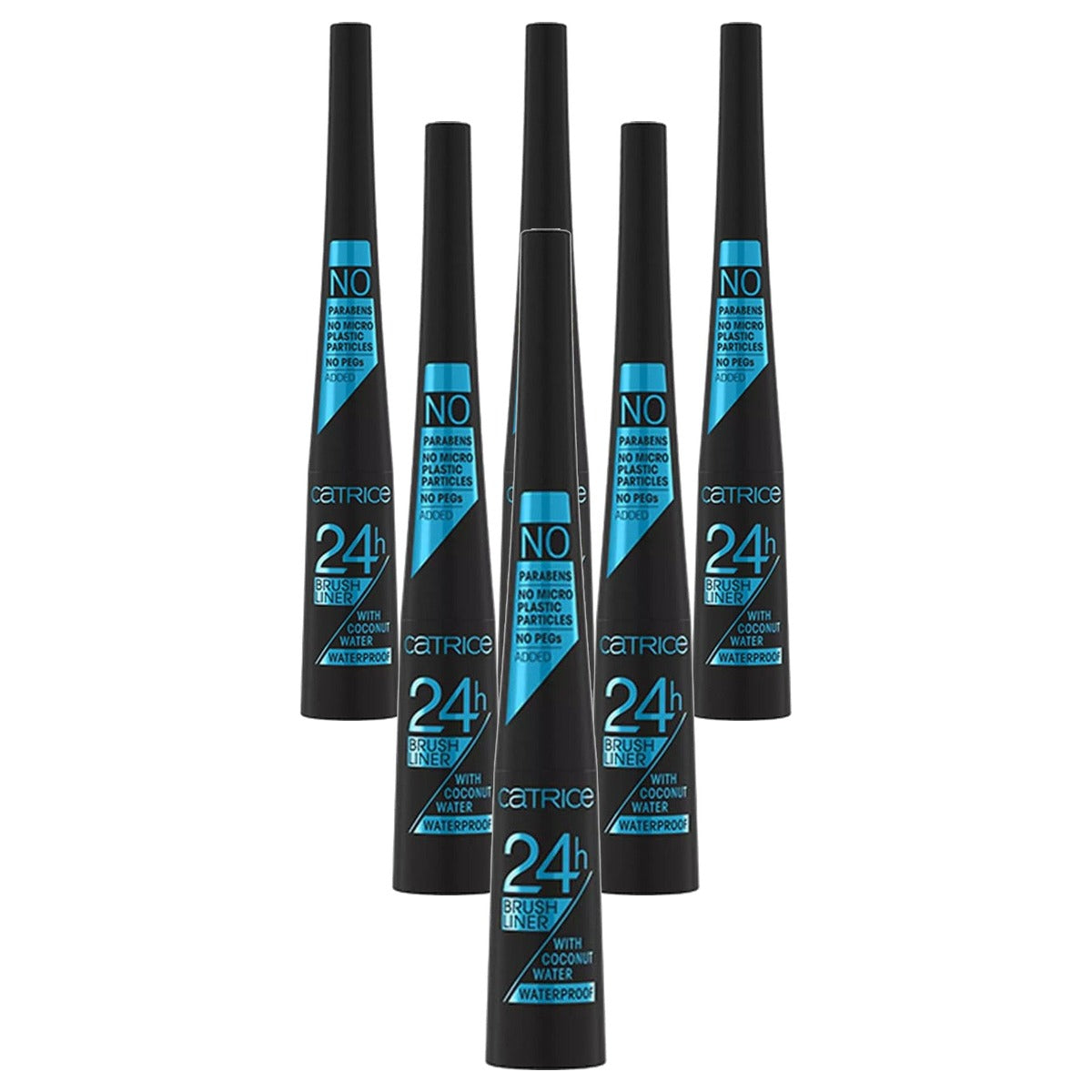 Catrice Go Big. Go Bold. 24h Waterproof eyeliner zwart 3 ml - 6-pack