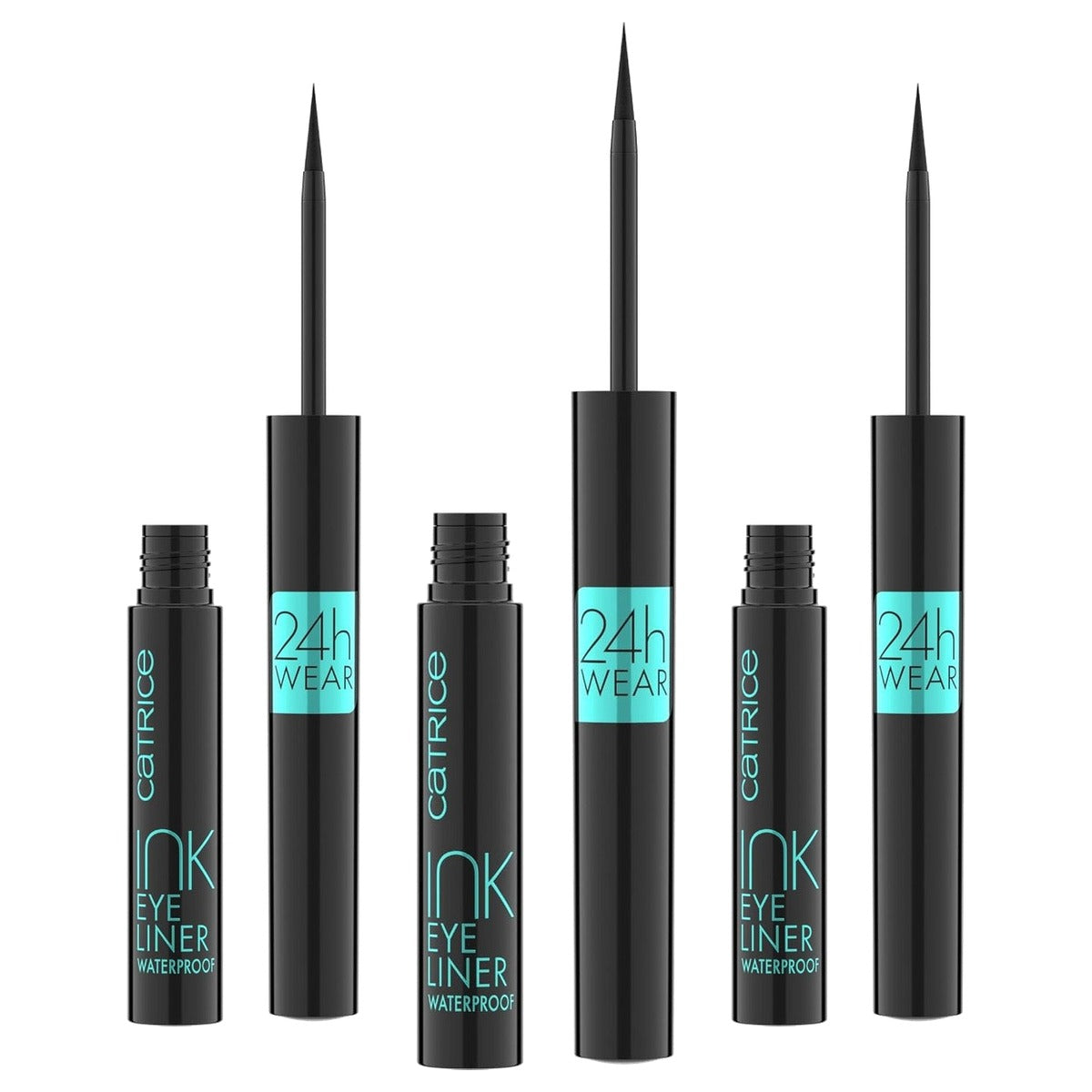 Catrice Cosmetics Ink eyeliner waterproof zwart 010 - 3-pack