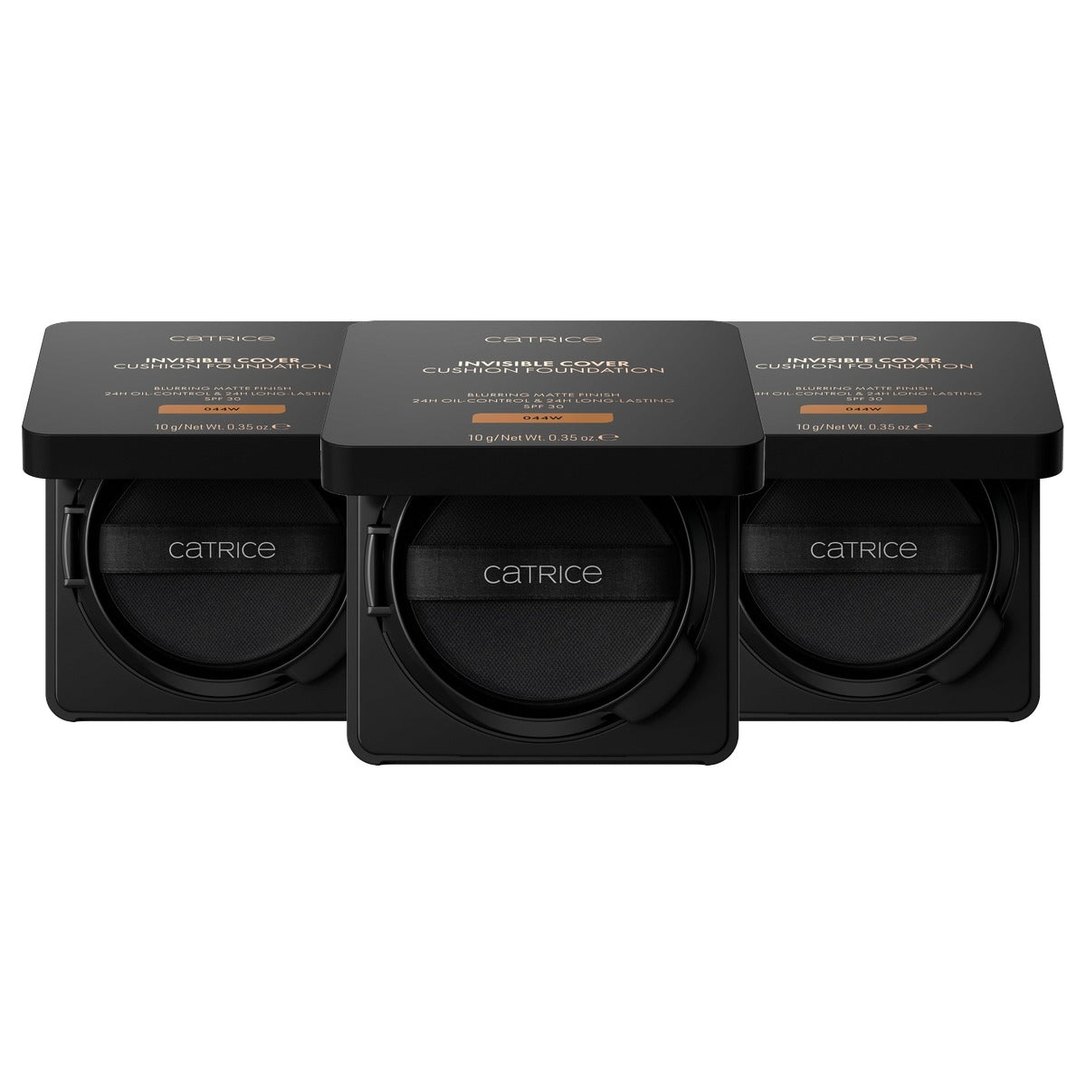Catrice Cosmetics Invisible Cover Cushion Foundation 044W Nude 10 g - 3-pack