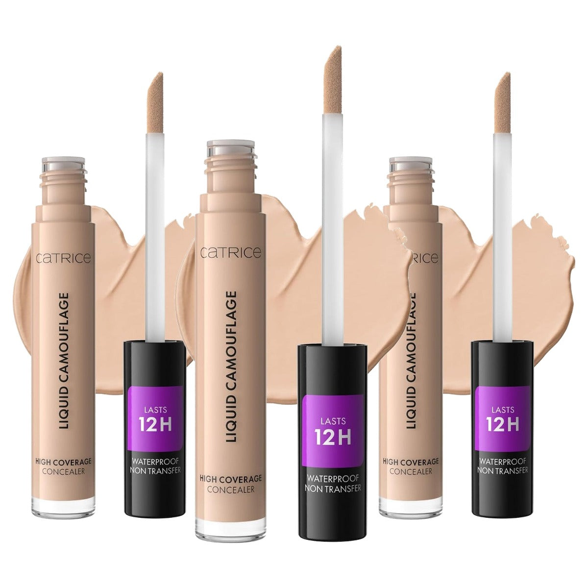 Catrice Cosmetics Liquid Camouflage concealer 010 porcellain 5 ml - 3-pack