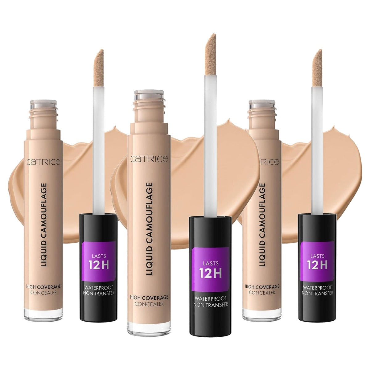 Catrice Cosmetics Liquid Camouflage concealer 020 light beige 5 ml - 3-pack