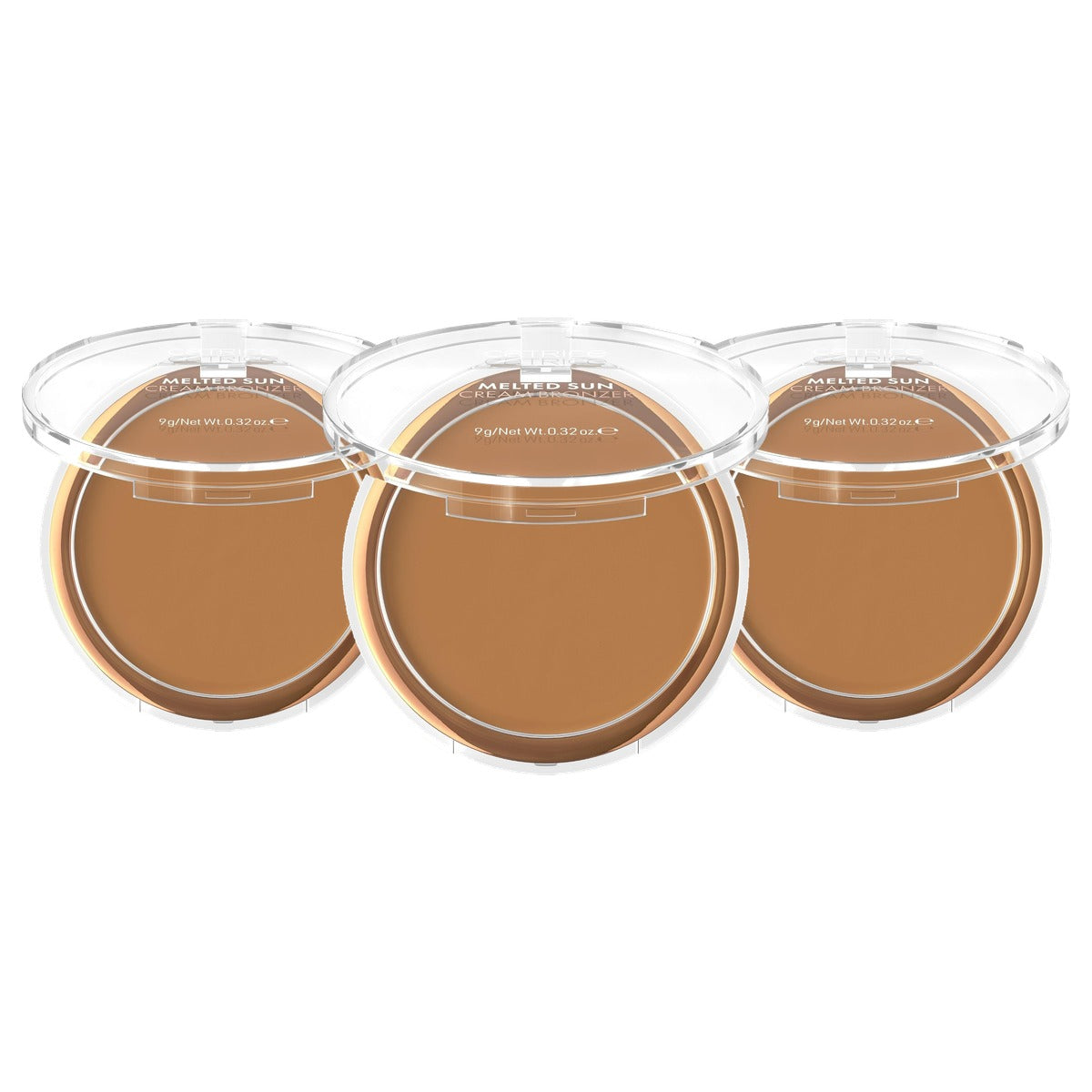 Catrice Cosmetics Melted Sun Cream Bronzer 020 bruin 9 g - 3-pack