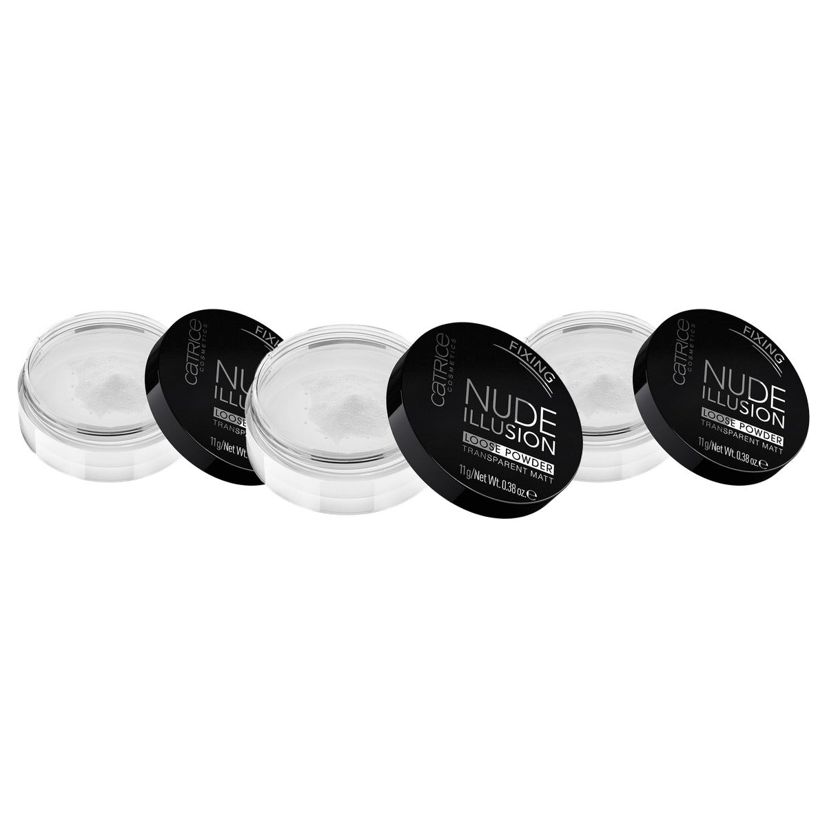 Catrice Cosmetics Nude Illusion losse poeder transparant 11 g - 3-pack