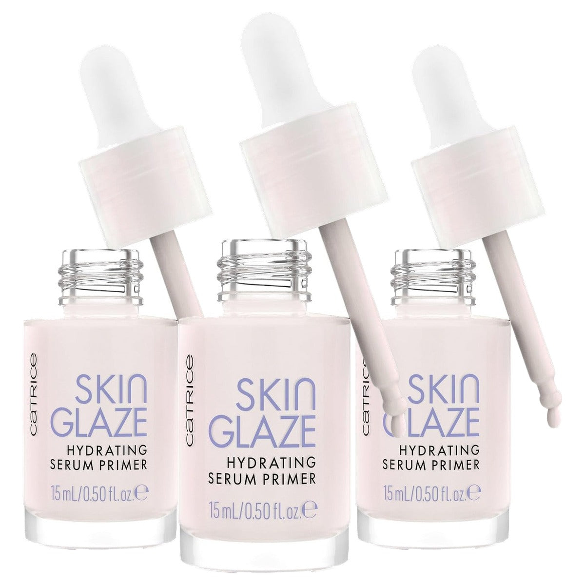 Catrice Cosmetics Skin Glaze hydraterende serum primer 15 ml - 3-pack