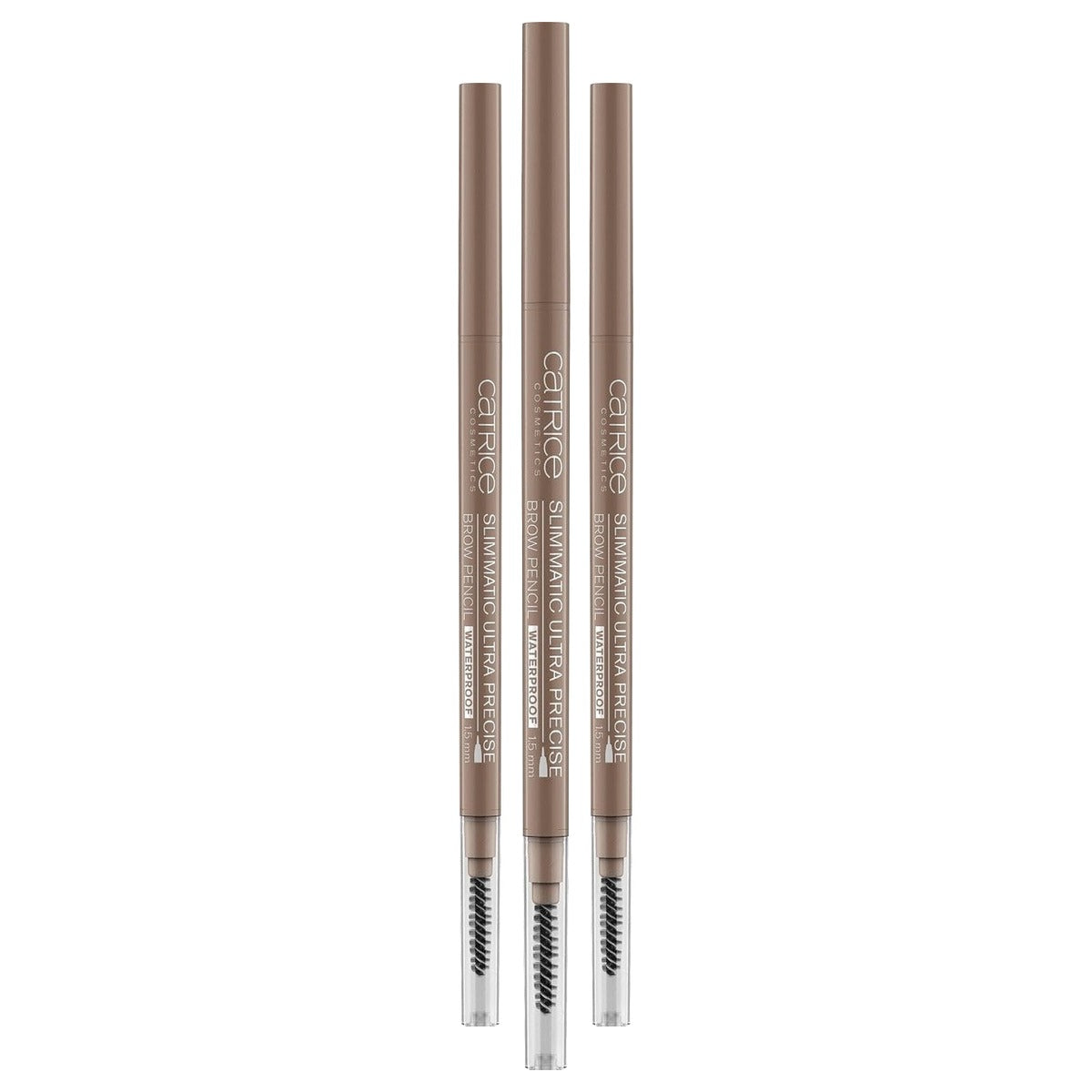 Catrice Cosmetics Slim'Matic Brow Pencil 015 Ash Blonde met penseel - 3-pack