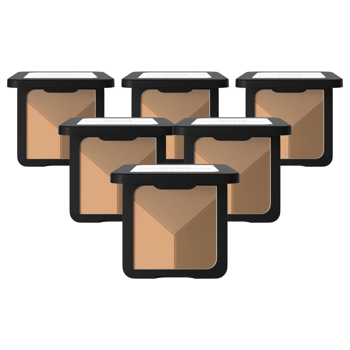 Catrice Cosmetics Soft Blur Contour Trio Powder C020 meerkleurig 10 g - 6-pack