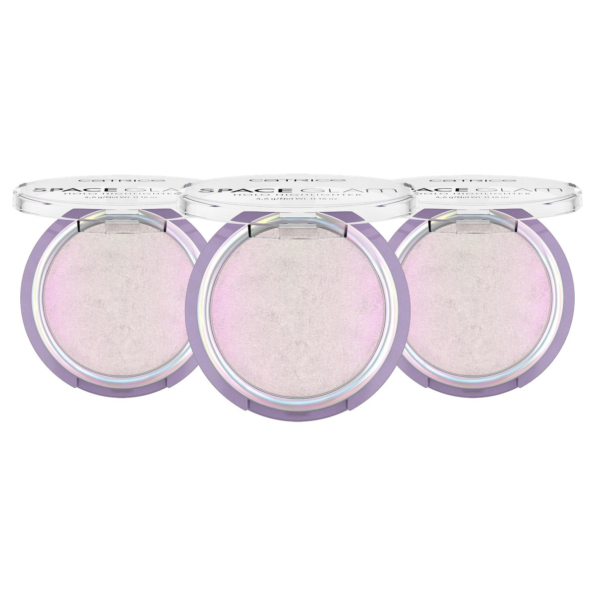 Catrice Cosmetics Space Glam Holo Highlighter 010 4,6 g - 3-pack