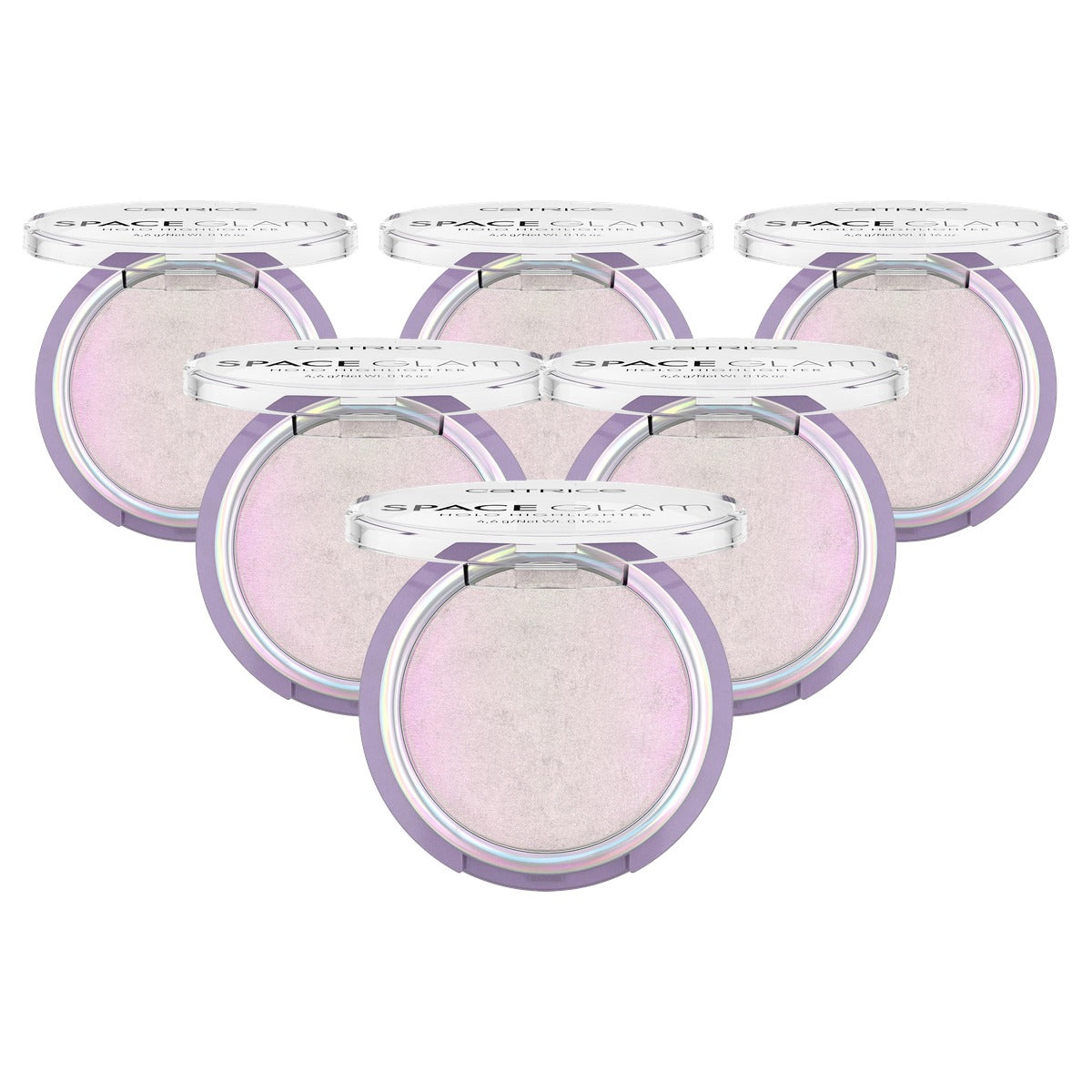 Catrice Cosmetics Space Glam Holo Highlighter 010 4,6 g - 6-pack