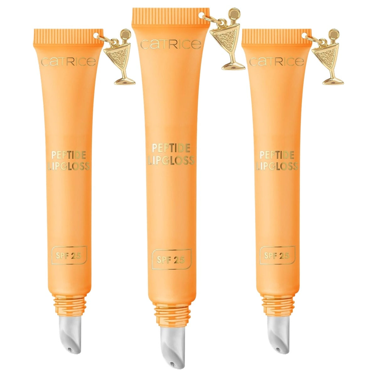 Catrice Cosmetics Summer Edit peptide lipgloss C04 geel 11,5 ml - 3-pack
