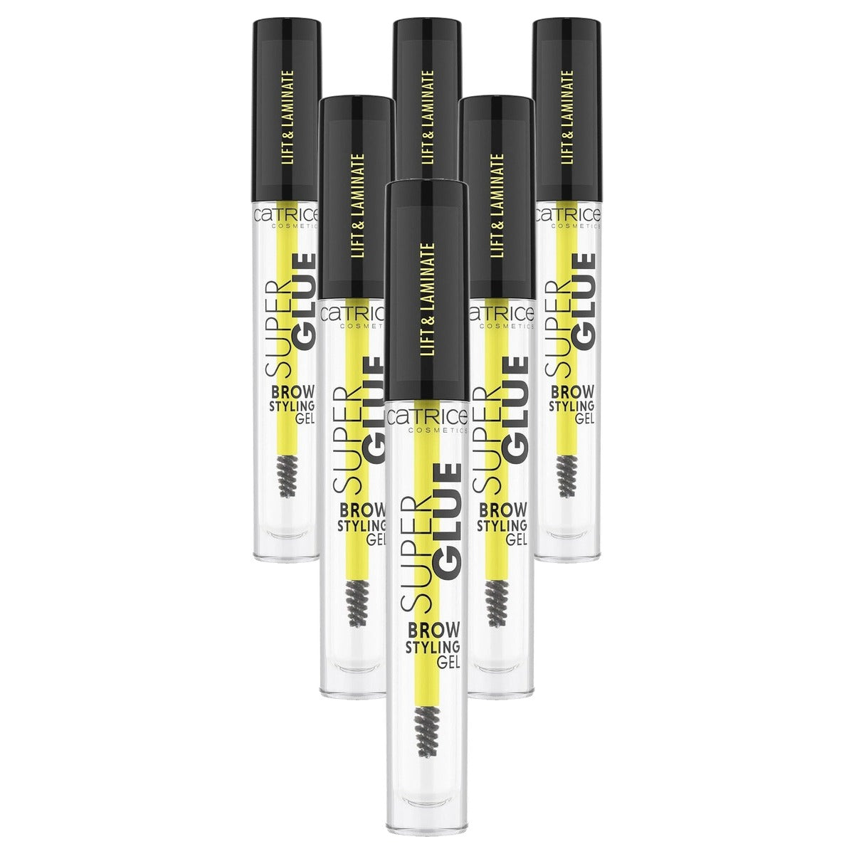 Catrice Super Glue Brow Styling Gel wenkbrauwgel 010 4 ml - 6-pack