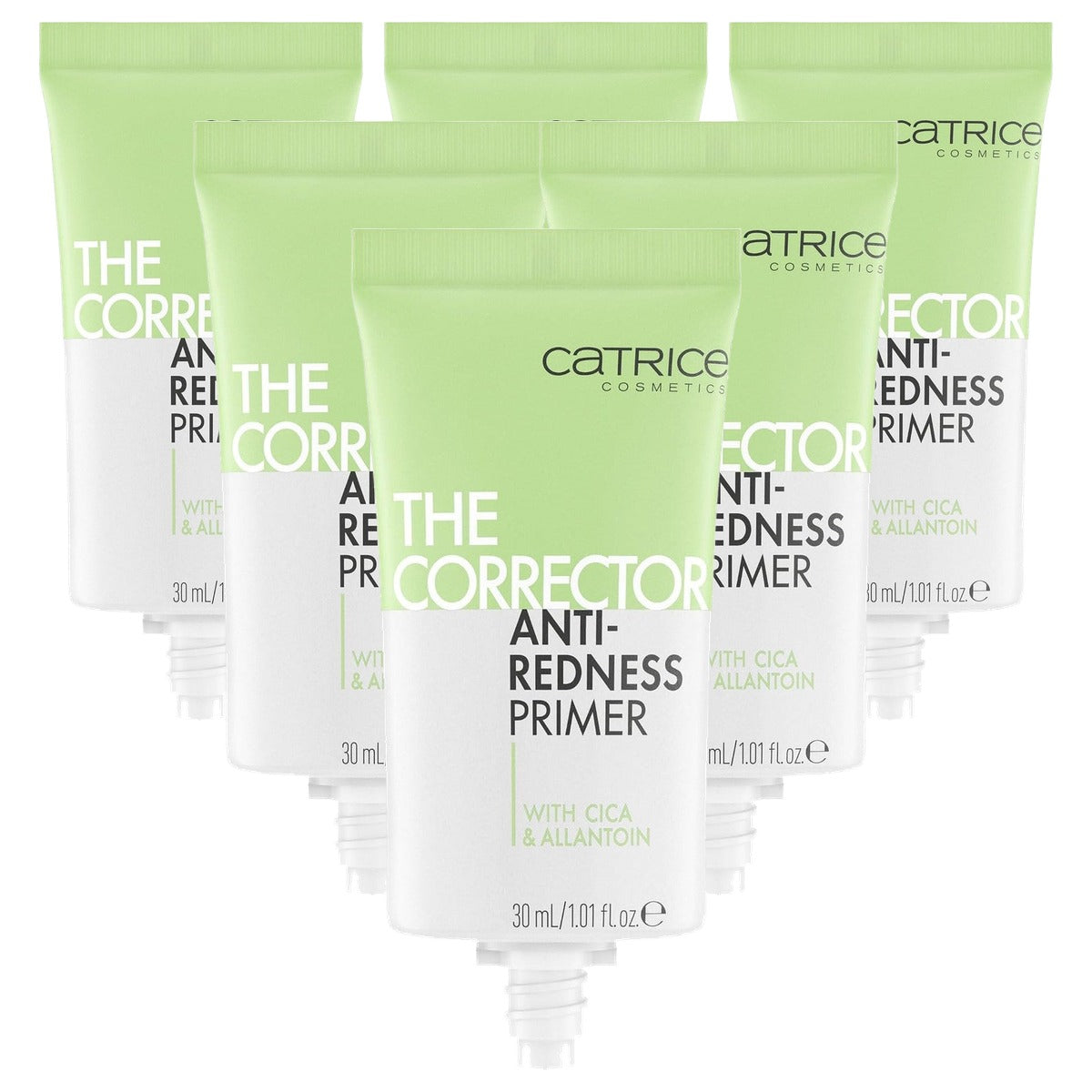 Catrice Cosmetics The Corrector Anti-Redness Primer groen 30 ml - 6-pack