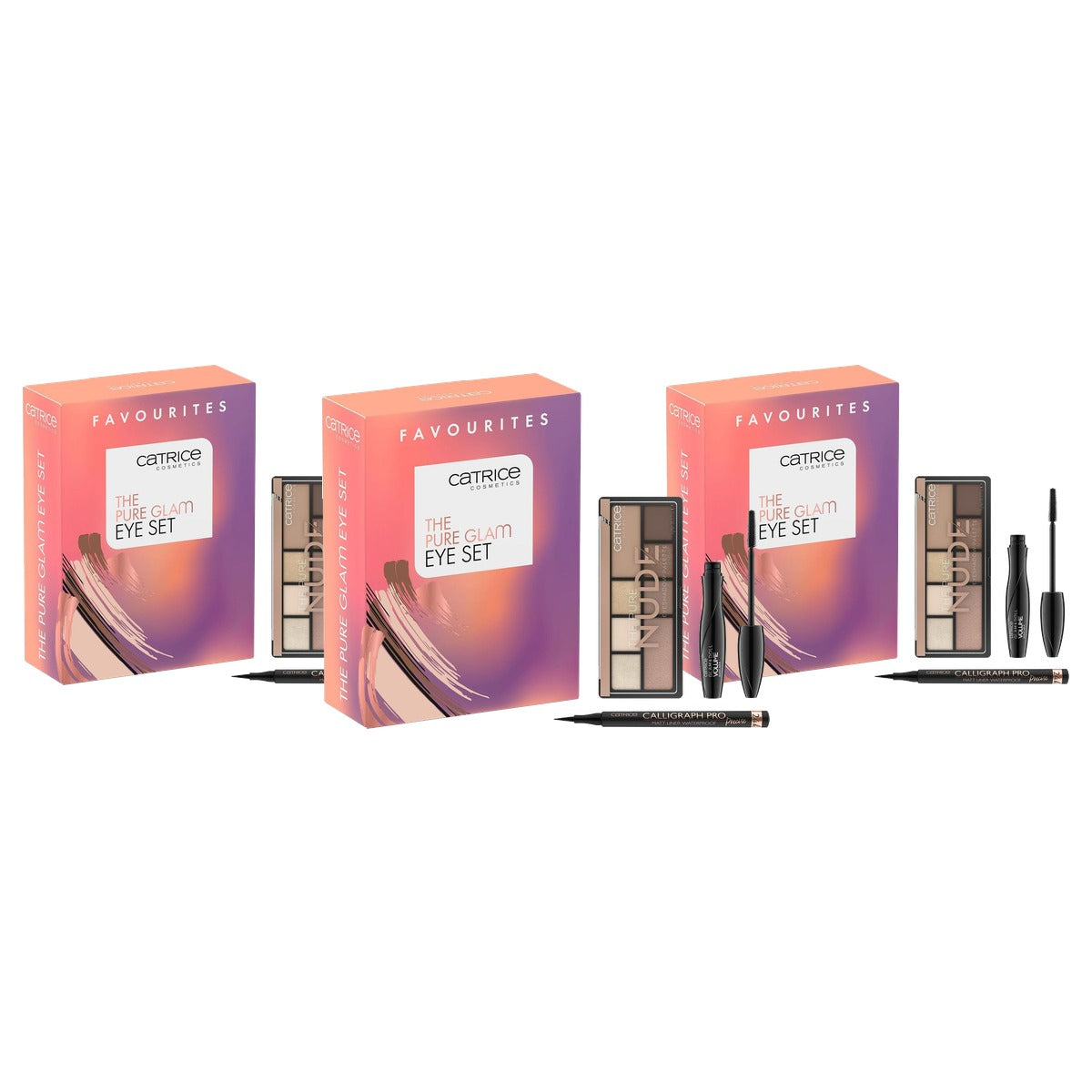 Catrice Cosmetics The Pure Glam Eye Set 3 stuks - 3-pack