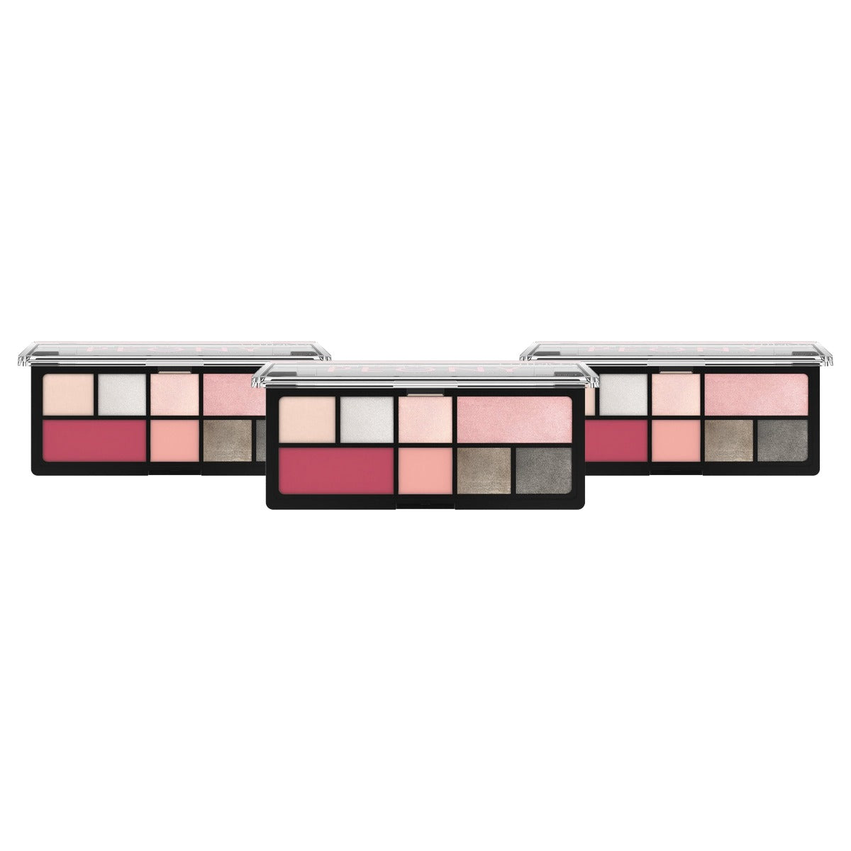 Catrice Cosmetics The Soft Peony oogschaduwpalet roze 8 tinten - 3-pack