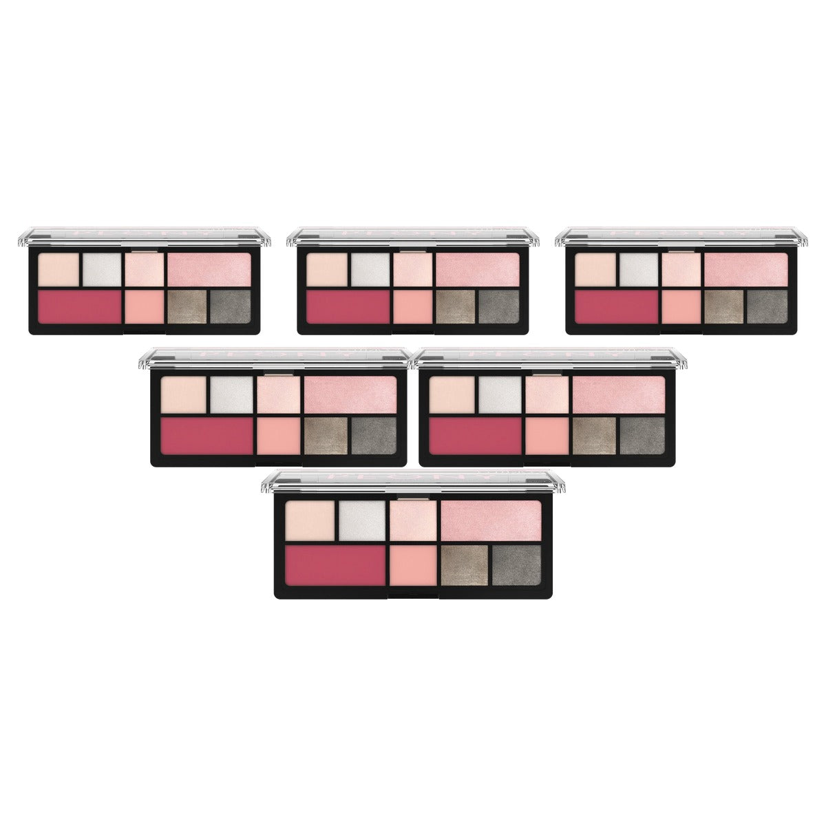 Catrice Cosmetics The Soft Peony oogschaduwpalet roze 8 tinten - 6-pack