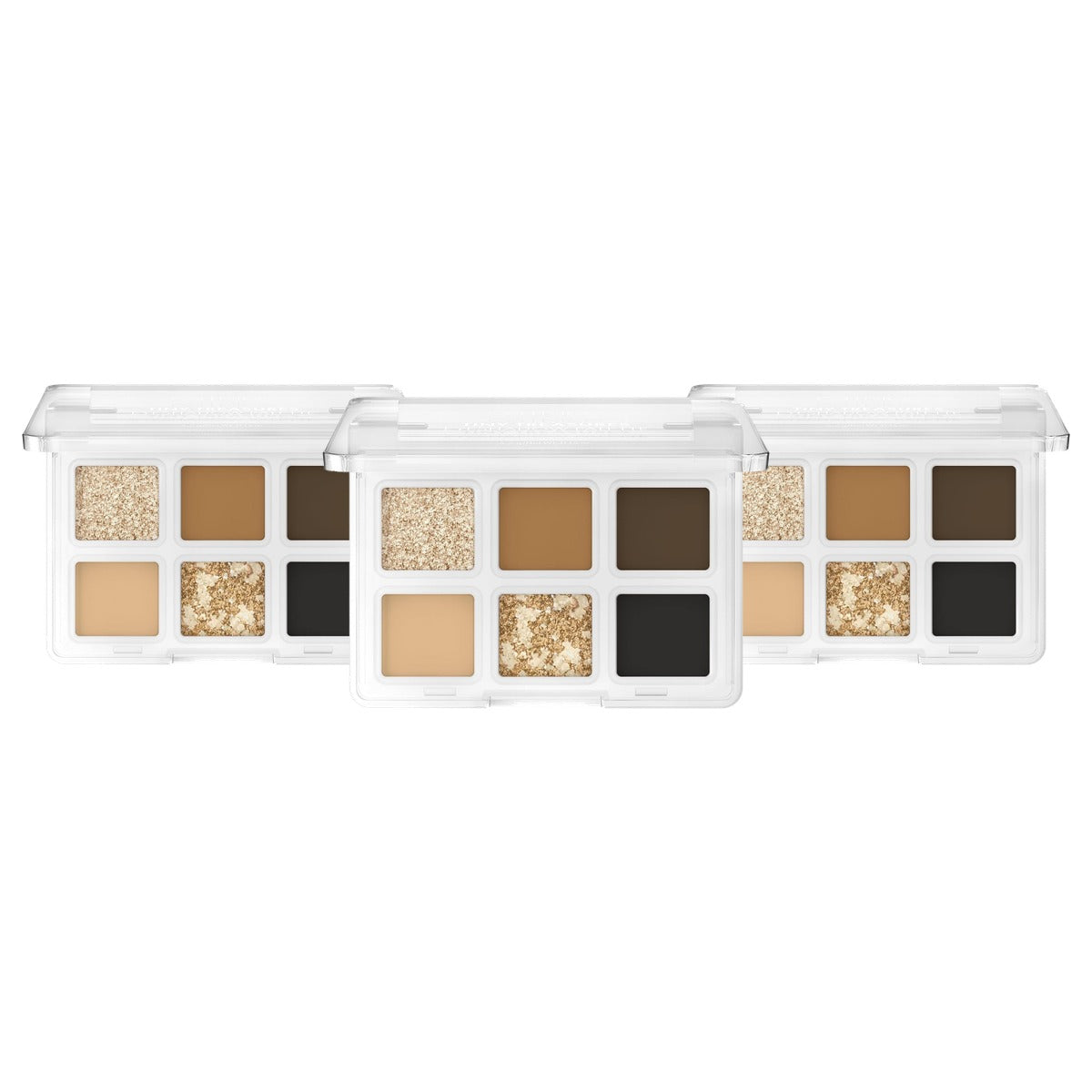 Catrice Tiny Treasures oogschaduwpalet 010 bruin 4,2 g - 3-pack