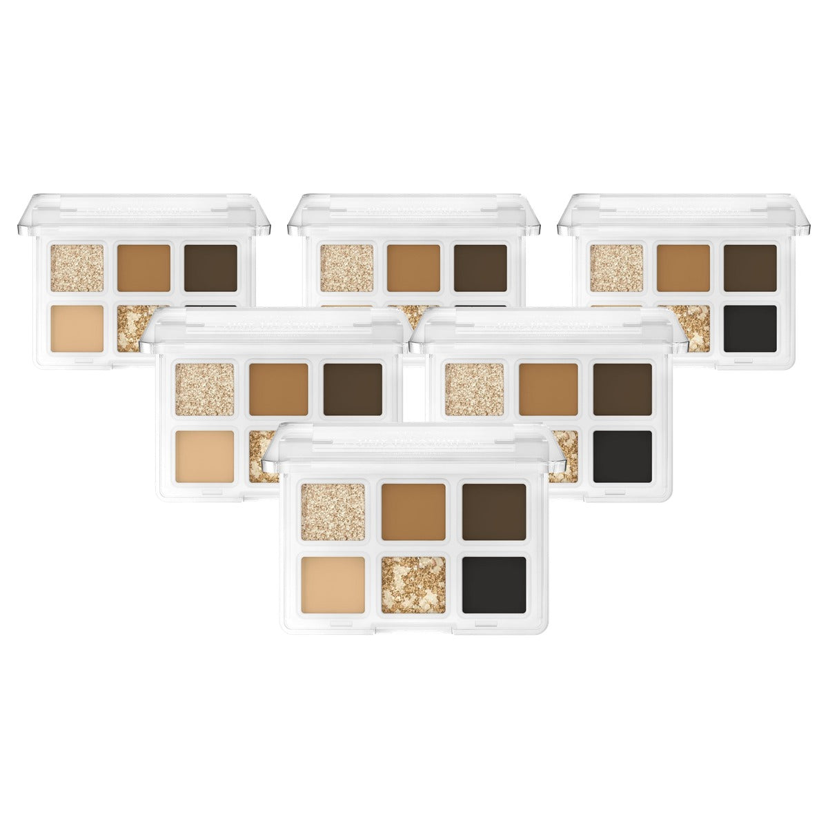 Catrice Tiny Treasures oogschaduwpalet 010 bruin 4,2 g - 6-pack