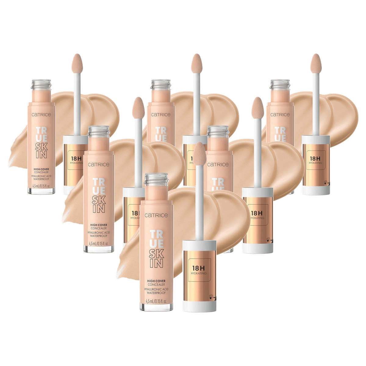Catrice True Skin High Cover Concealer 010 Cool Cashmere 4,5 ml - 6-pack