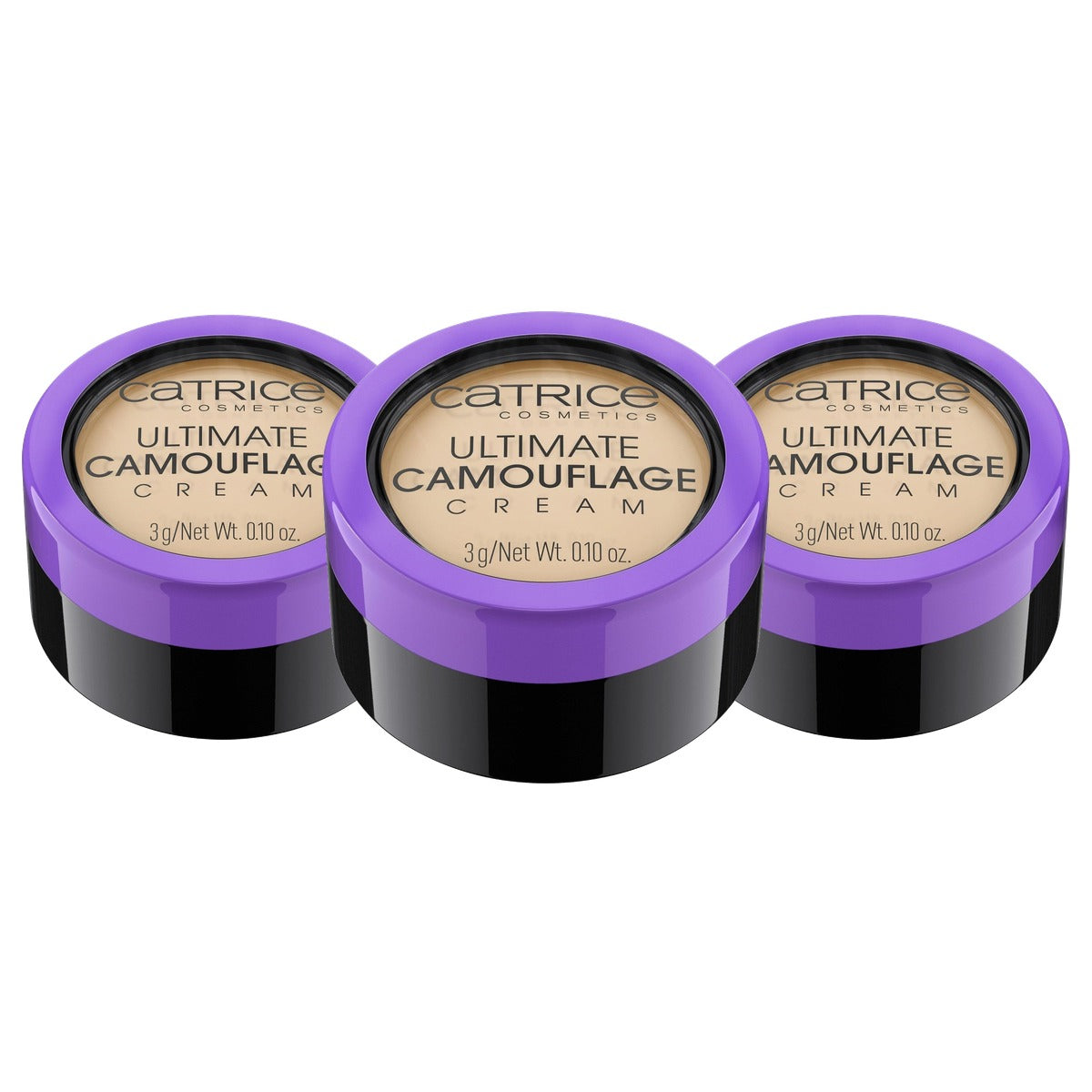 Catrice Cosmetics Ultimate Camouflage Cream concealer 015 W Fair - 3-pack