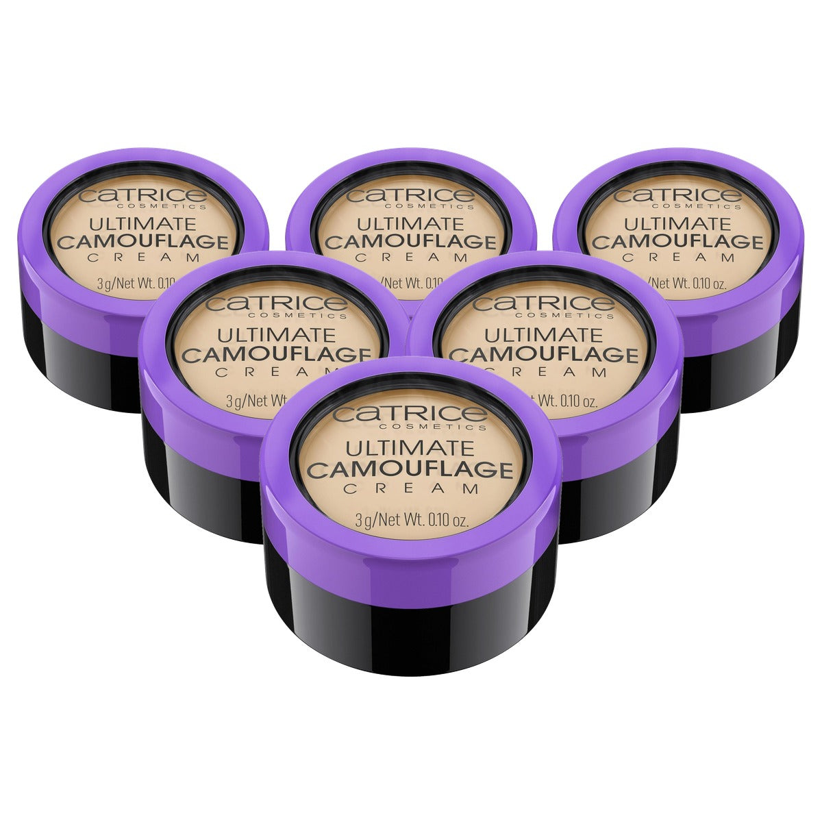 Catrice Cosmetics Ultimate Camouflage Cream concealer 015 W Fair - 6-pack