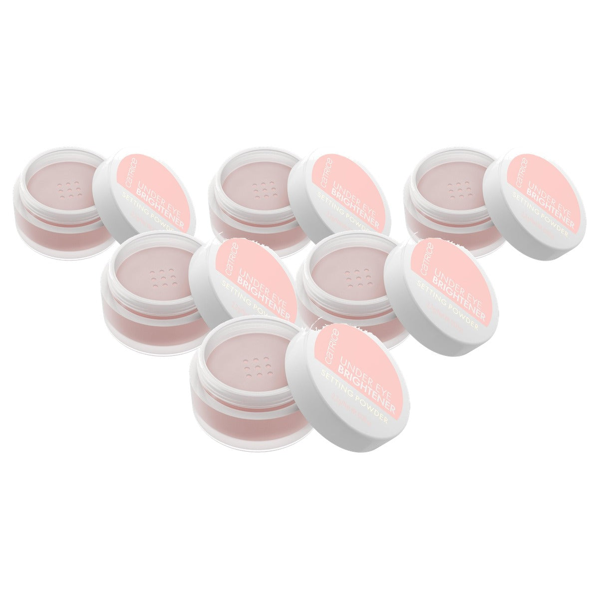 Catrice Cosmetics Under Eye Brightener Setting Powder 010 nude - 6-pack