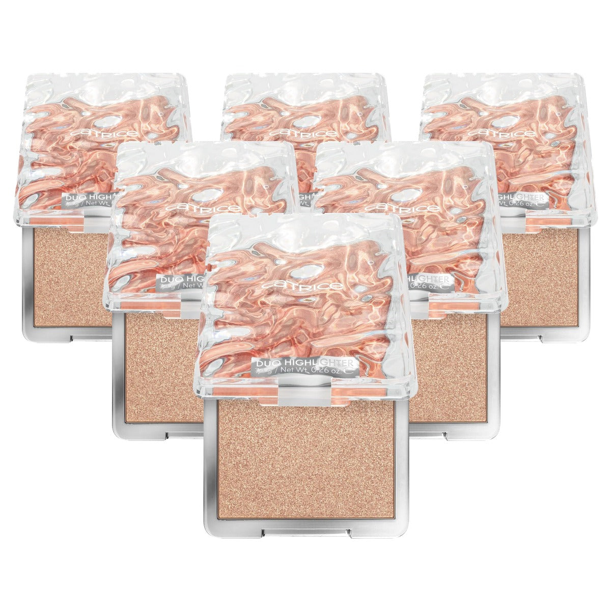Catrice Cosmetics Underwater Secrets Duo Highlighter C01 goud - 6-pack