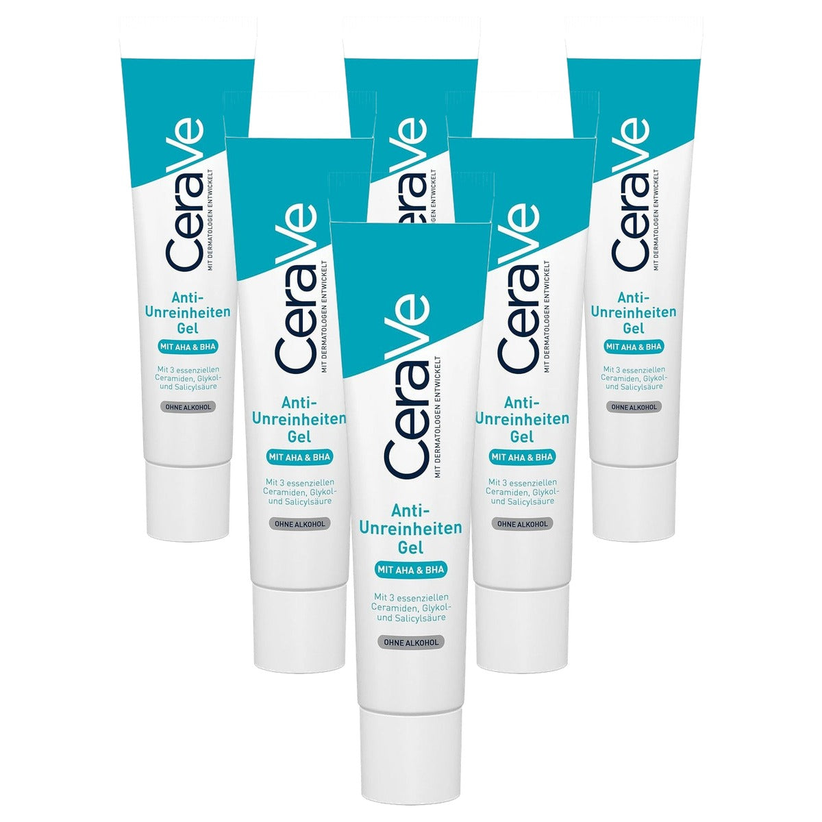 CeraVe Anti-onzuiverheden Gel voor het Gezicht tegen Puistjes 40 ml - 6-pack