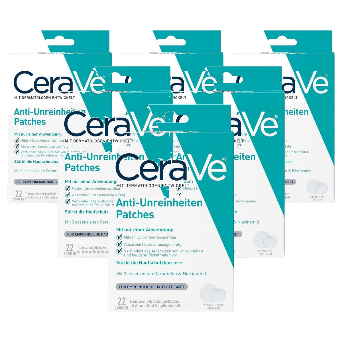 CeraVe Anti-onzuiverheden Pleisters voor Gezicht 22 stuks - 6-pack