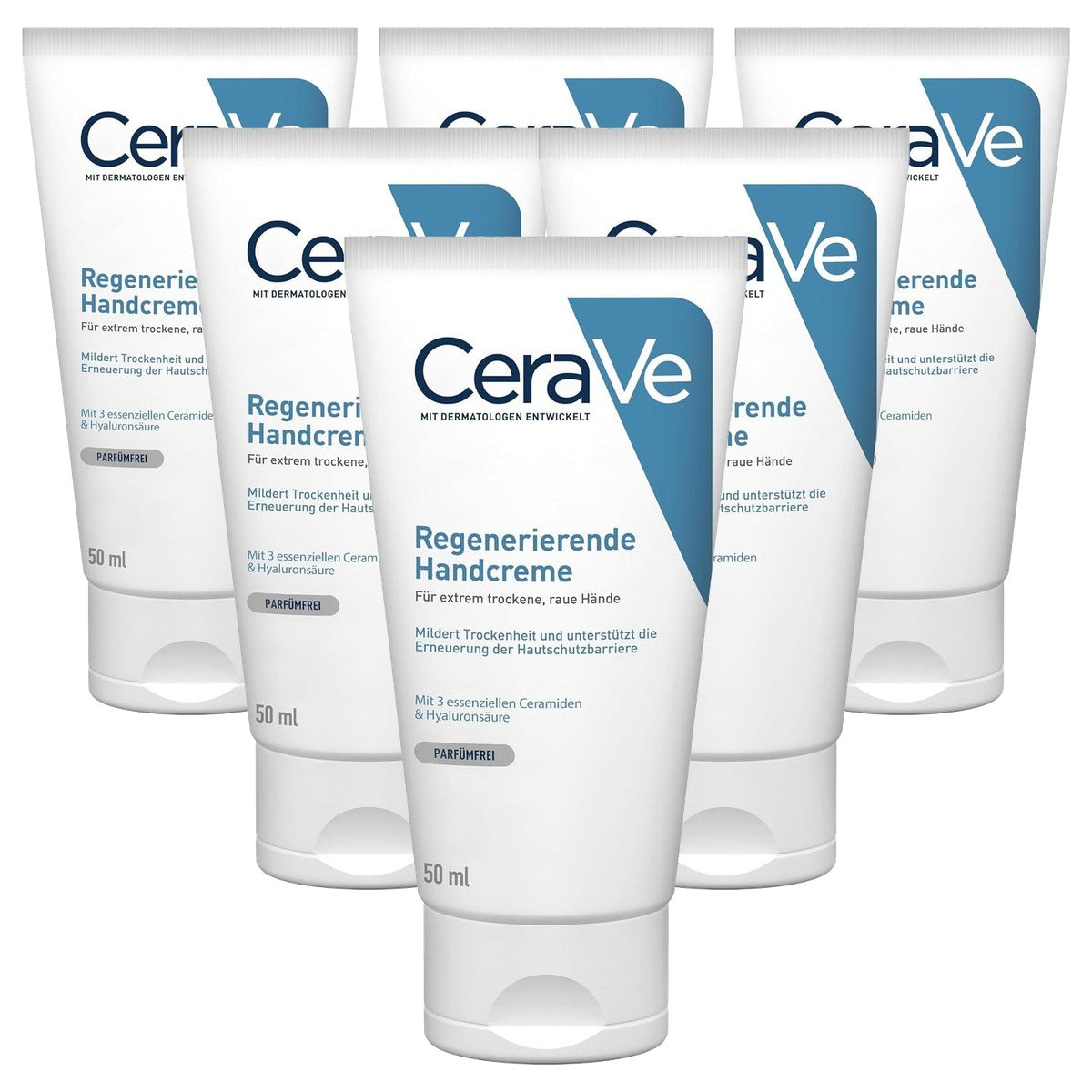 CeraVe Regenererende Handcrème voor de Gevoelige Huid 50 ml - 6-pack