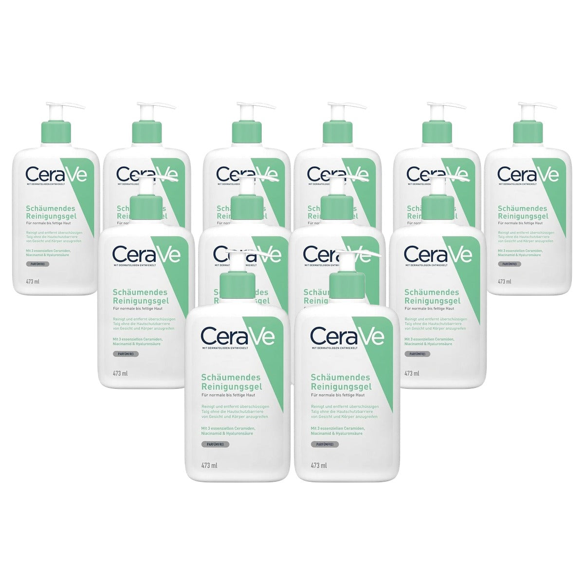 CeraVe Schuimende Reinigingsgel voor Normale tot Vette Huid 2 x 473 ml - 6-pack