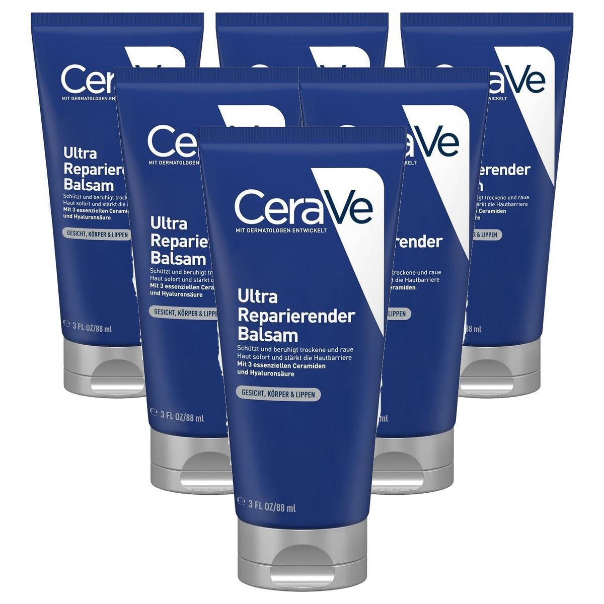 CeraVe Ultra Herstellende Balsem voor Droge en Ruwe Huid 88 ml - 6-pack