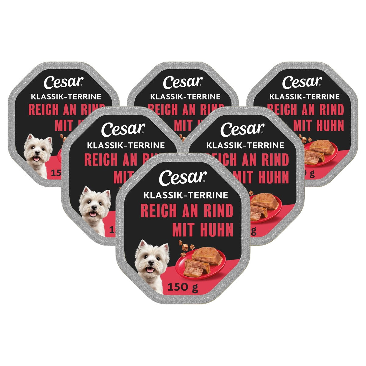 Cesar Klassiekers hondenvoer 150 g - 6-pack