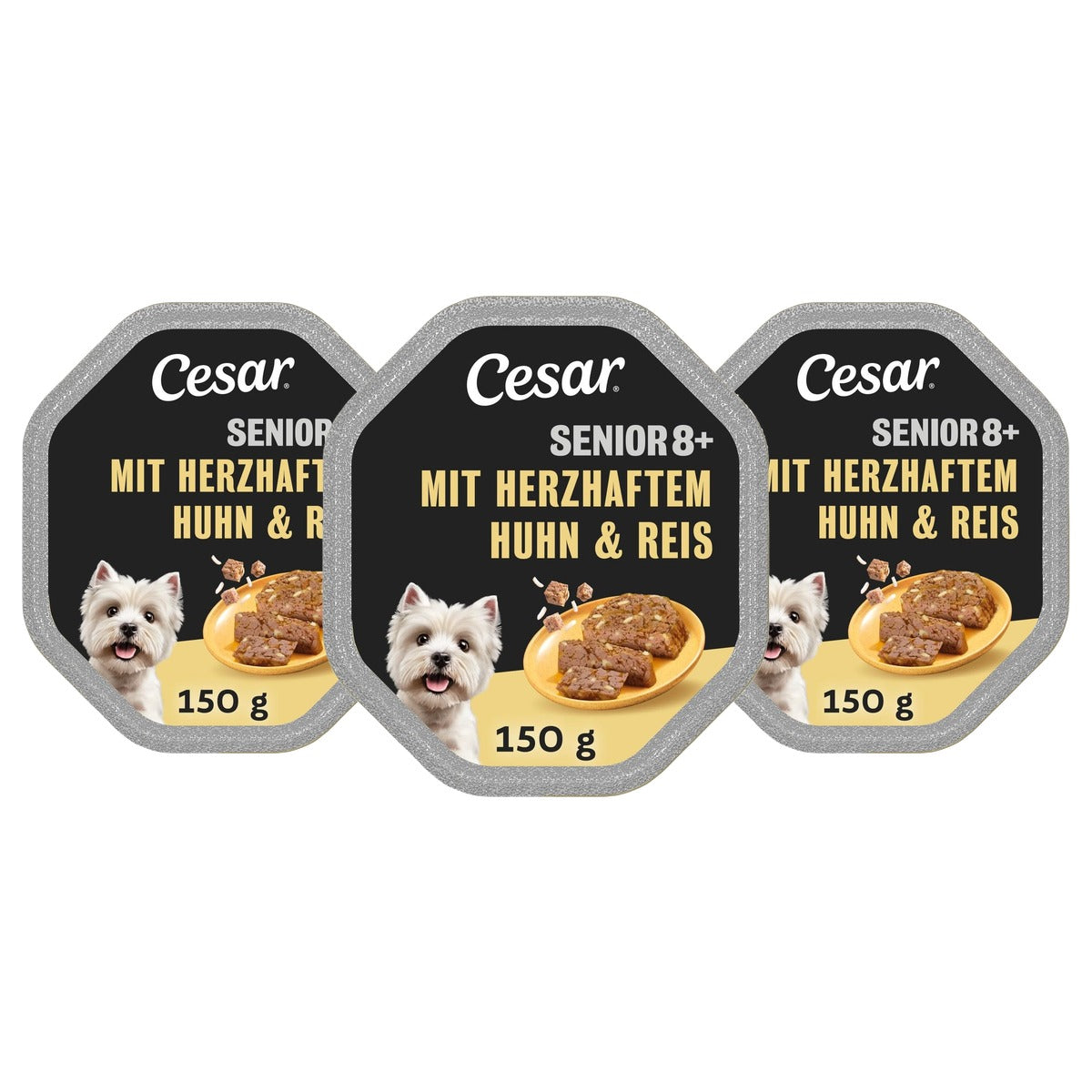 Cesar Senior 8+ natvoer kip 14 x 150 g - 3-pack