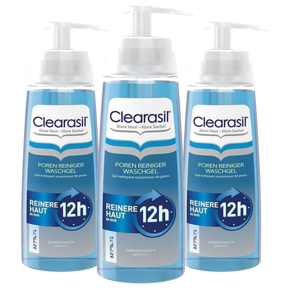 Clearasil Poriënreiniger Wasgel tegen Onzuiverheden 3 x 200 ml - Voordeelverpakking