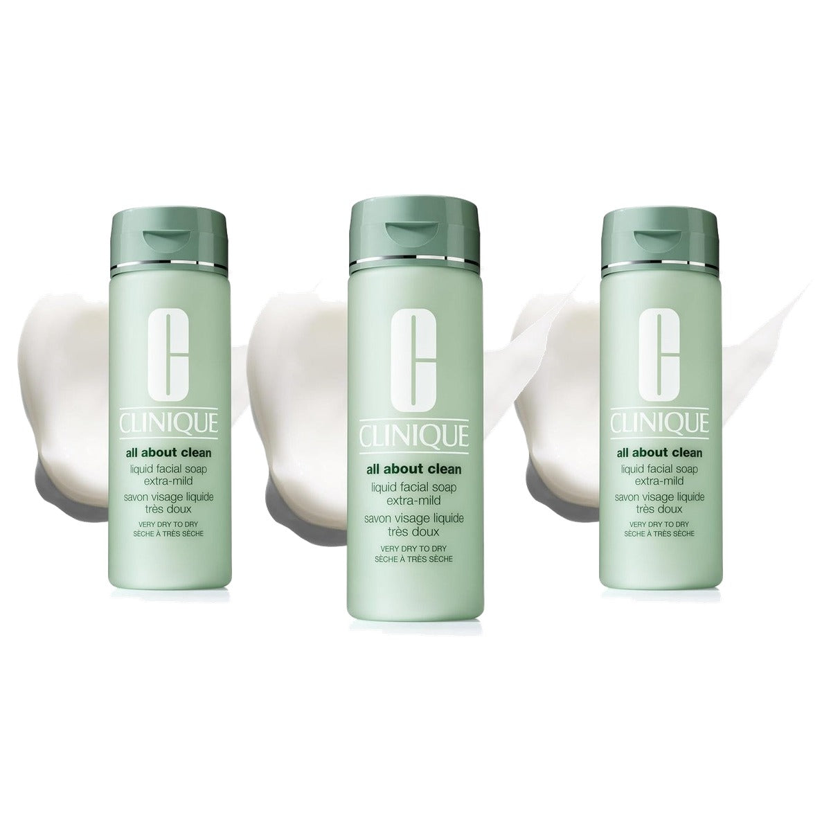 Huishoudvoordeel Clinique All About Clean™ Liquid Facial Zeep 200 ml - 3 stuks