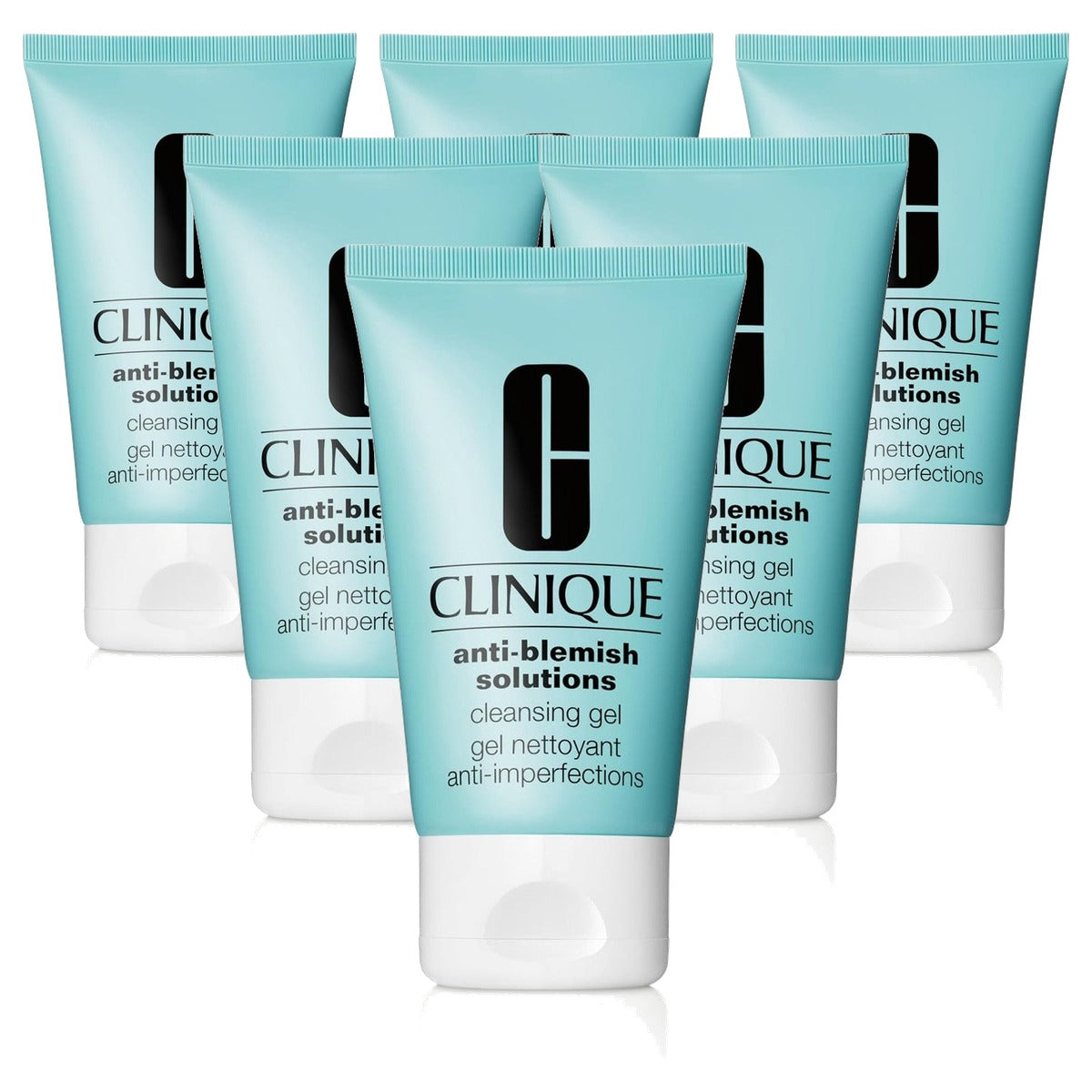 CLINIQUE Anti-Blemish Solutions™ Oil Control Cleansing Gel 125 ml - 6 stuks